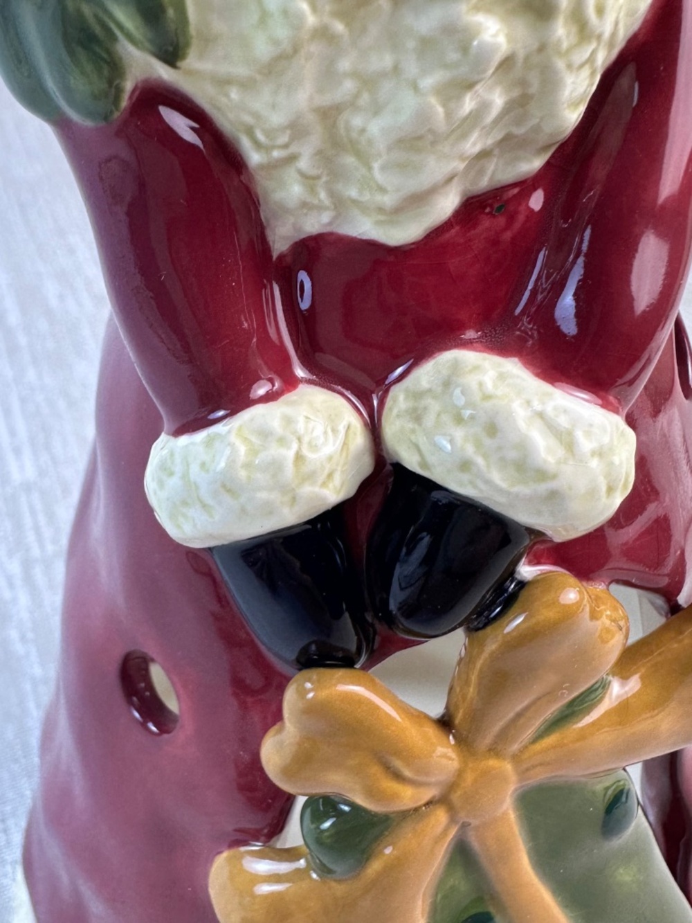 Christmas Set: Vintage Santa Tea Light Holder & Robert Stanley Red Truck Pan - Picture 10 of 16